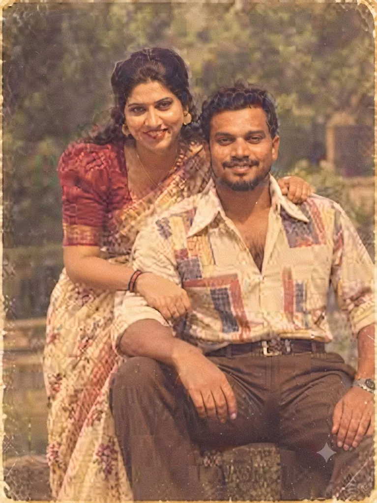 The 1970s Couple: A Vintage Portrait of Affection