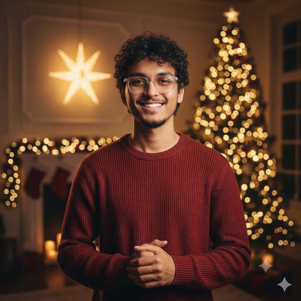The Winter Hearth Noel: A High-Definition 8k Fine-Art Portrait