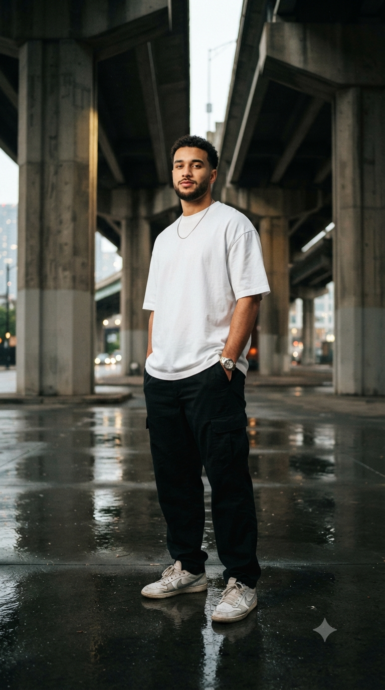 Underpass Concrete Street Portrait