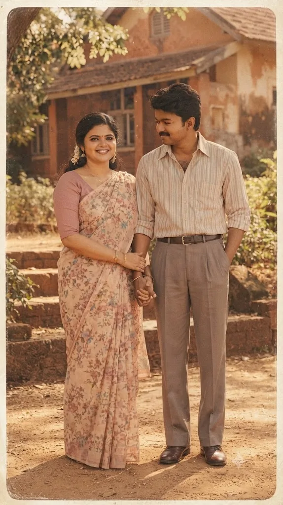 The 1970s Stroll: Vintage Indian Portrait