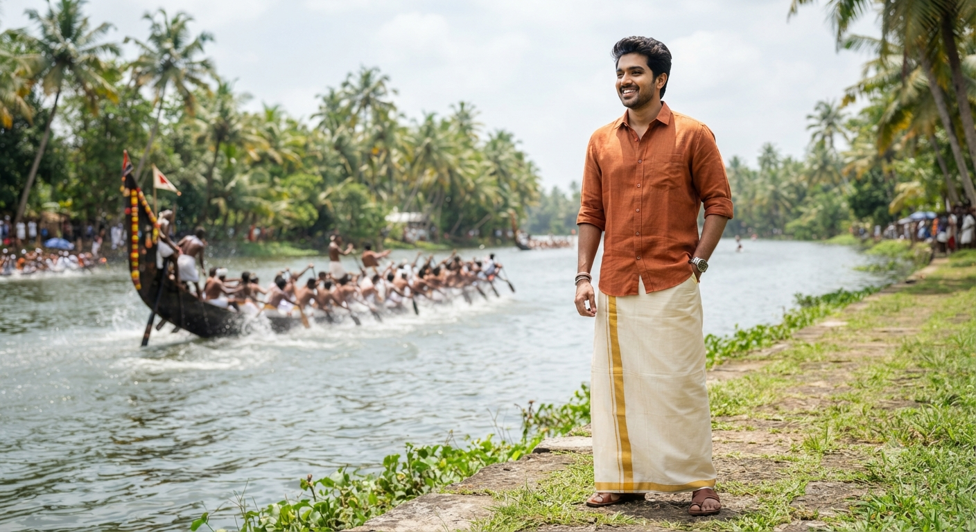 Snake Boat Race Backwater Portrait