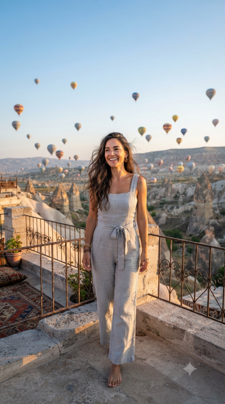 Cappadocia Morning Balloon View Travel Portrait