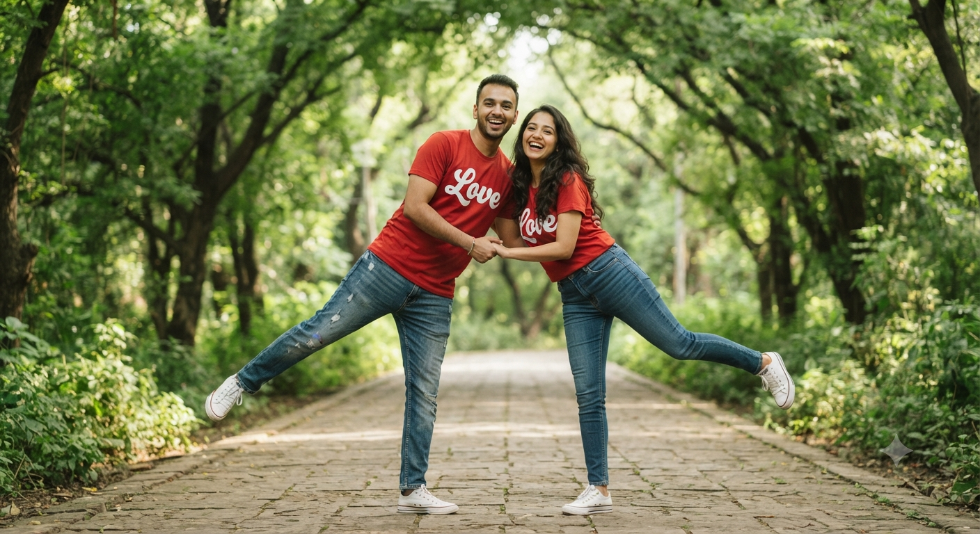 Canopy of Love: The Matching Tee Portrait