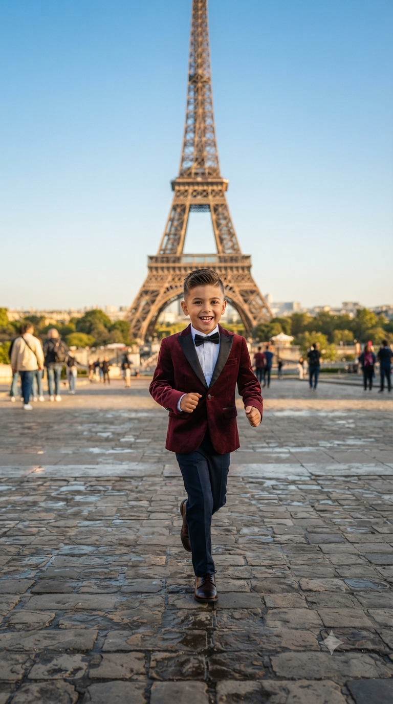Velvet Tuxedo Parisian Run