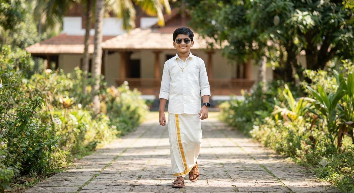 Traditional Elegance on the Pathway