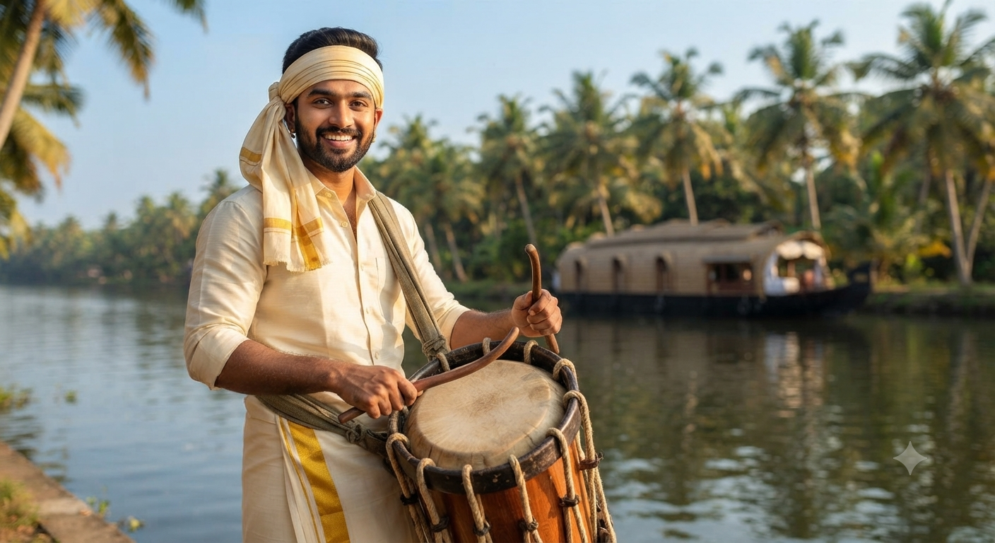 Backwater Chenda Drummer Portrait