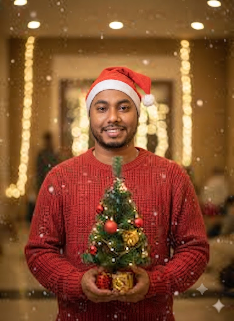 The Festive Noel: A High-Definition 8k Holiday Fine-Art Portrait