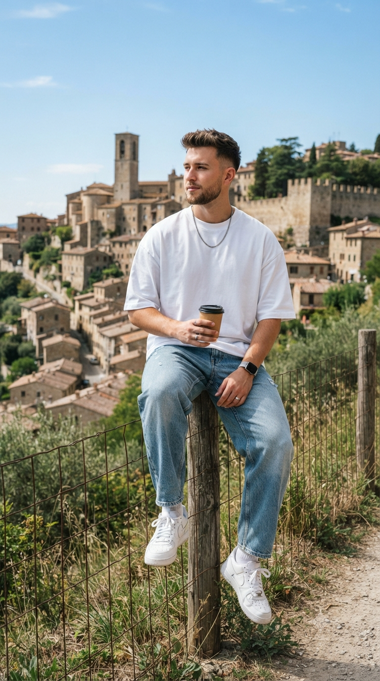 Historic Hillside Travel Portrait