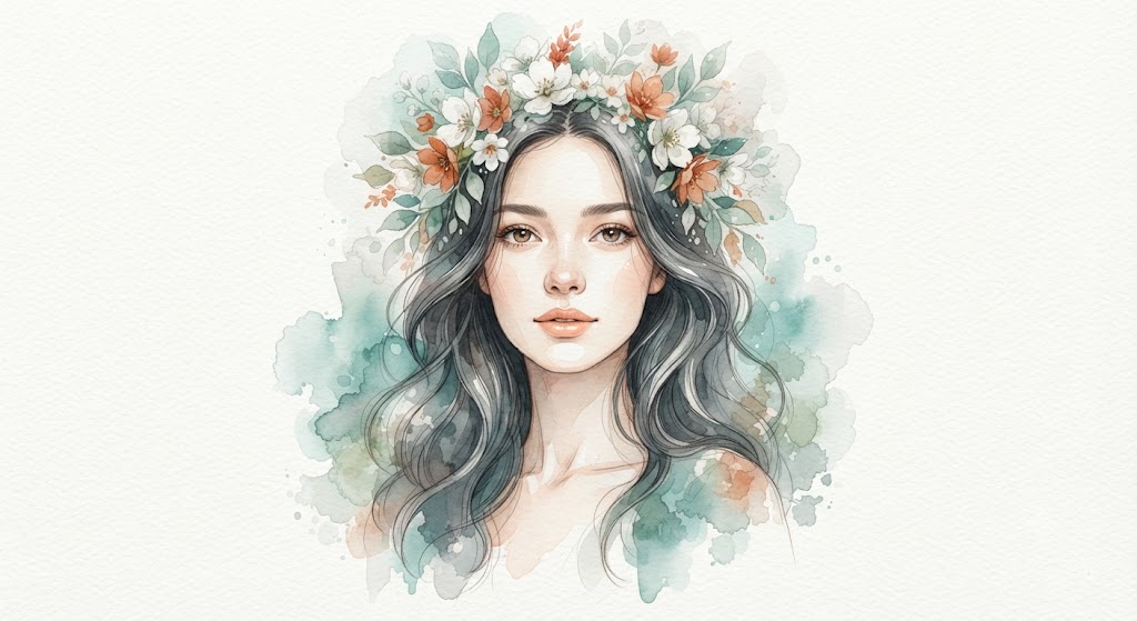 Botanical Bloom: A High-Definition 8k Watercolor Study