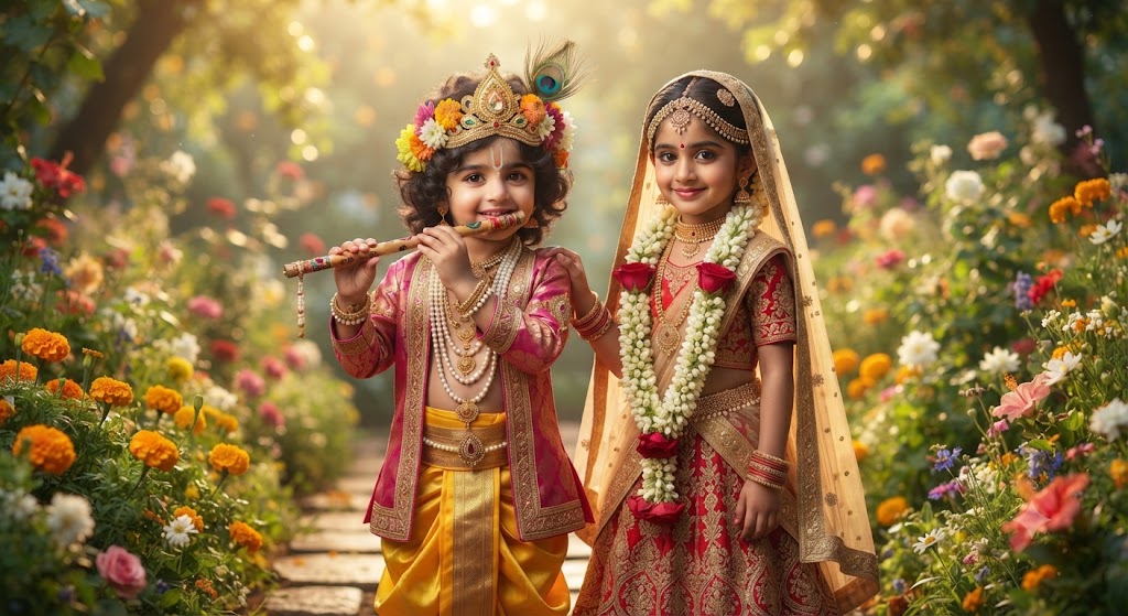 Divine Bond: A High-Definition 8k Cultural Fine-Art Portrait