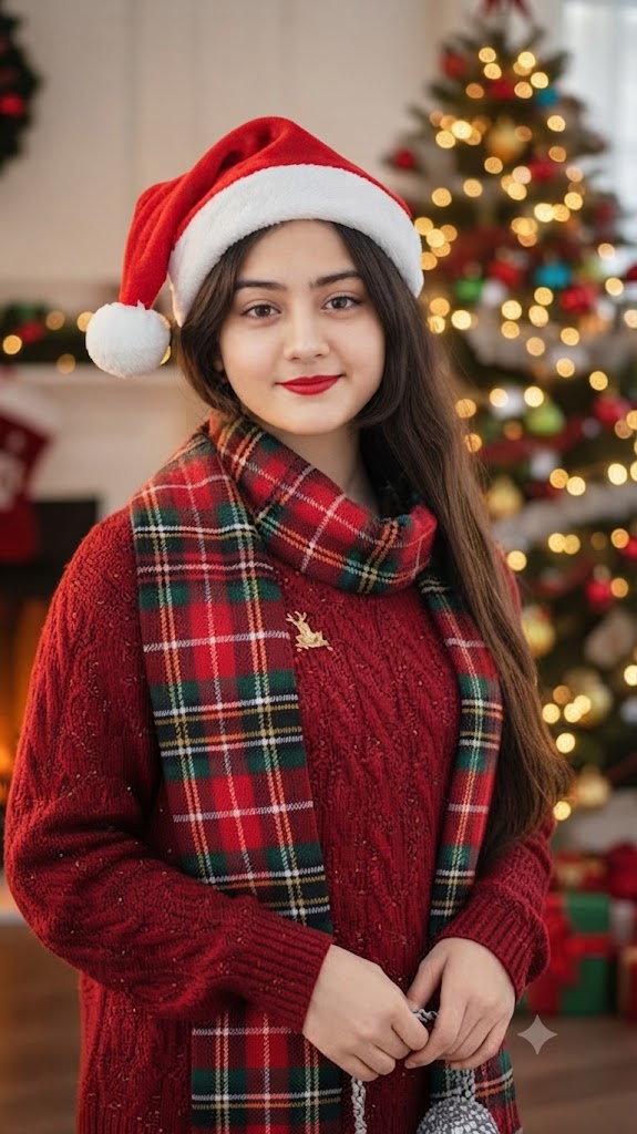 The Tartan Noel: A High-Definition 8k Fine-Art Portrait