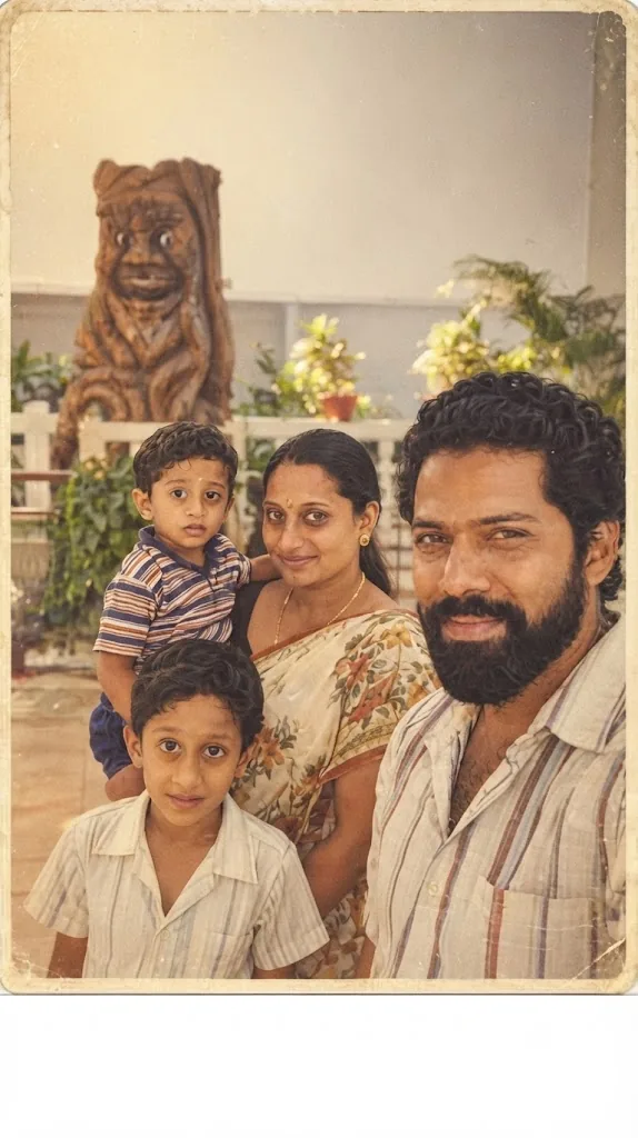 The Kerala Veranda: A Vintage Family Snapshot