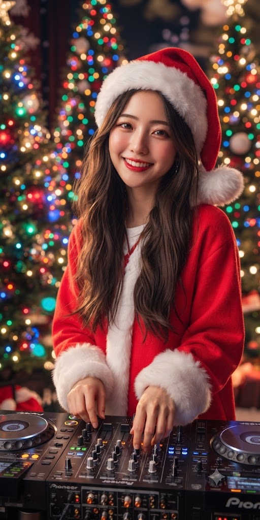 The Holiday DJ Noel: A High-Definition 8k Fine-Art Portrait