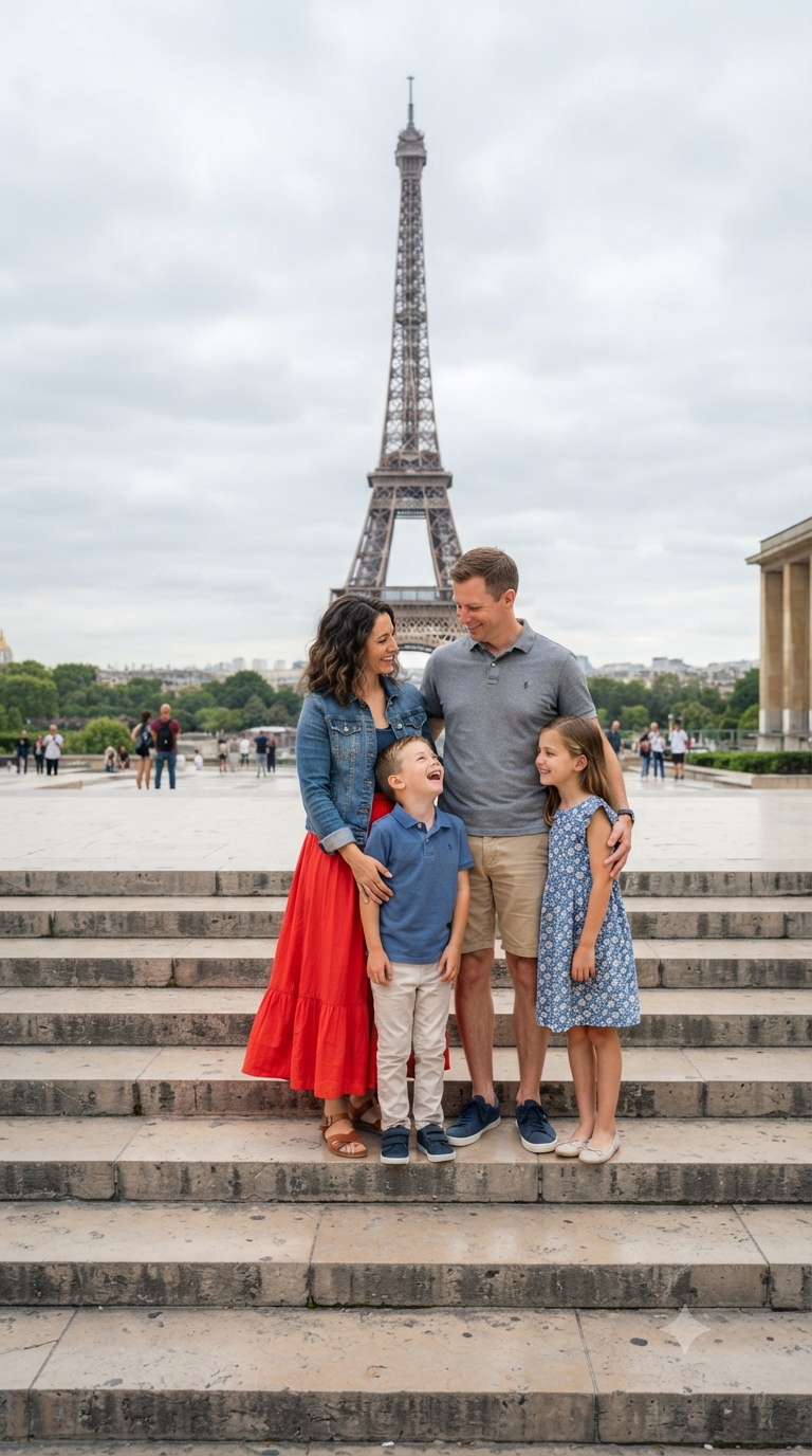 Trocadéro Family Portrait
